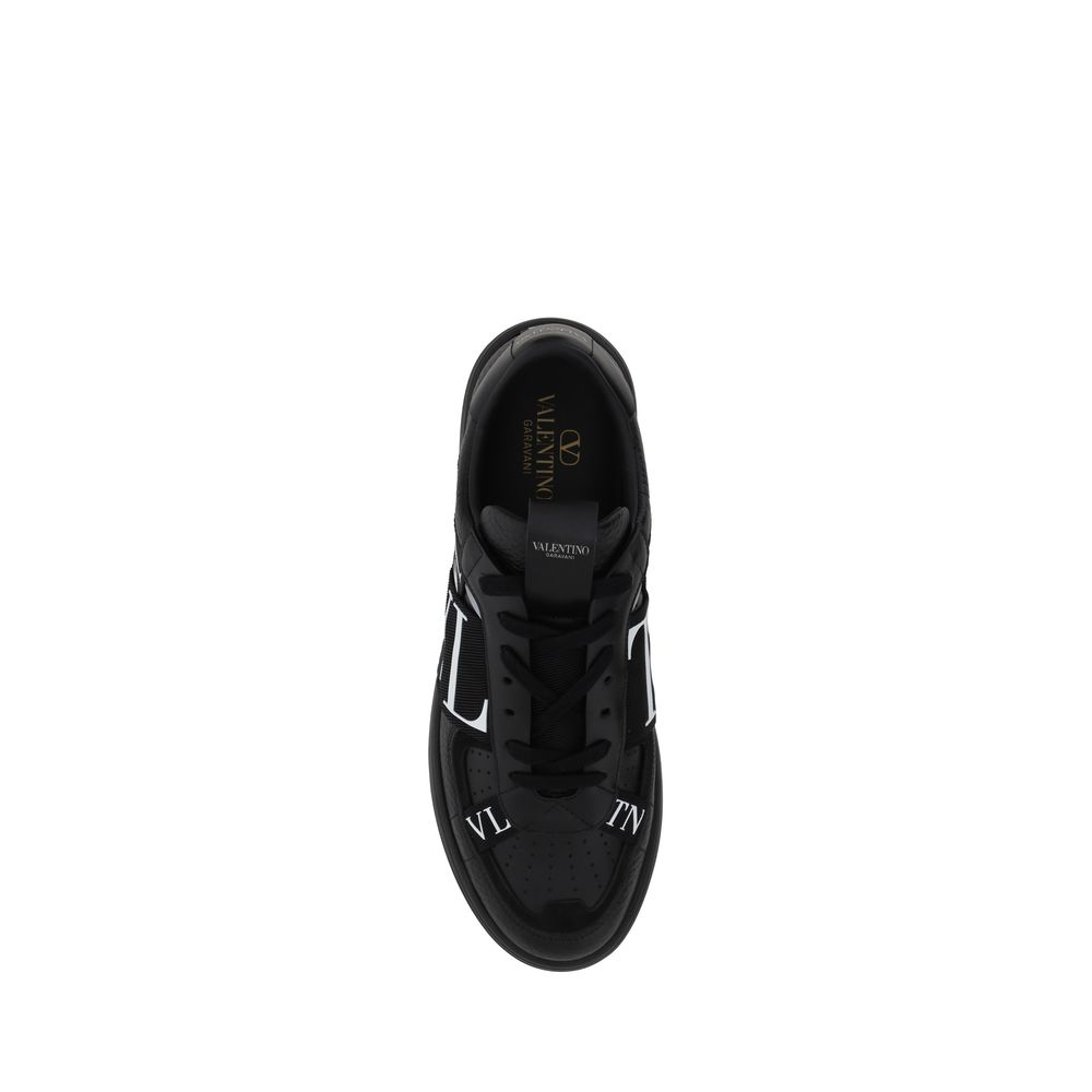 Valentino Garavani VL7N Sneakers en Cuir Noir pour Homme