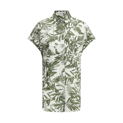Brunello Cucinelli Lange overhemden met bladprint
