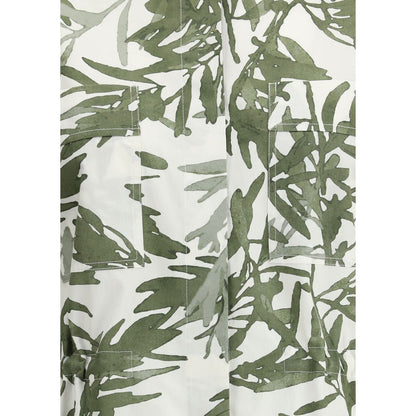 Brunello Cucinelli Lange overhemden met bladprint