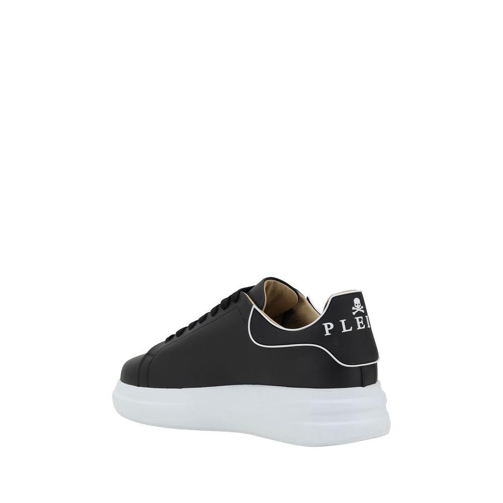 Philipp Plein Leather Sneakers - Luxe Chaussures pour Hommes