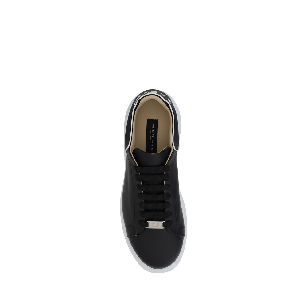 Philipp Plein Leather Sneakers - Luxe Chaussures pour Hommes