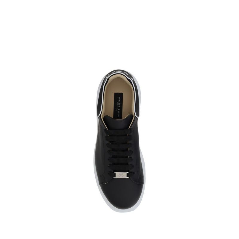 Philipp Plein Leather Sneakers - Luxe Chaussures pour Hommes