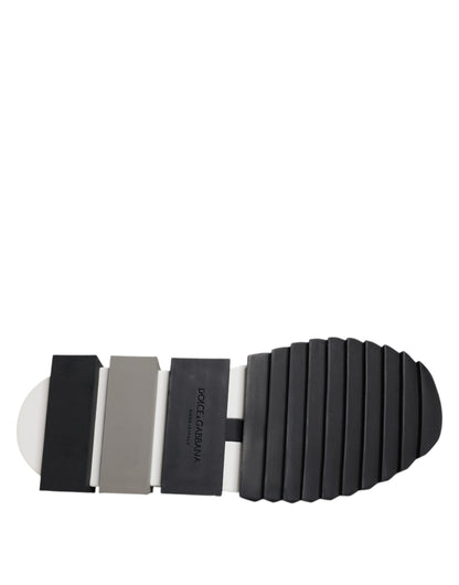 Sneakers Sorrento noires et blanches à enfiler de Dolce & Gabbana