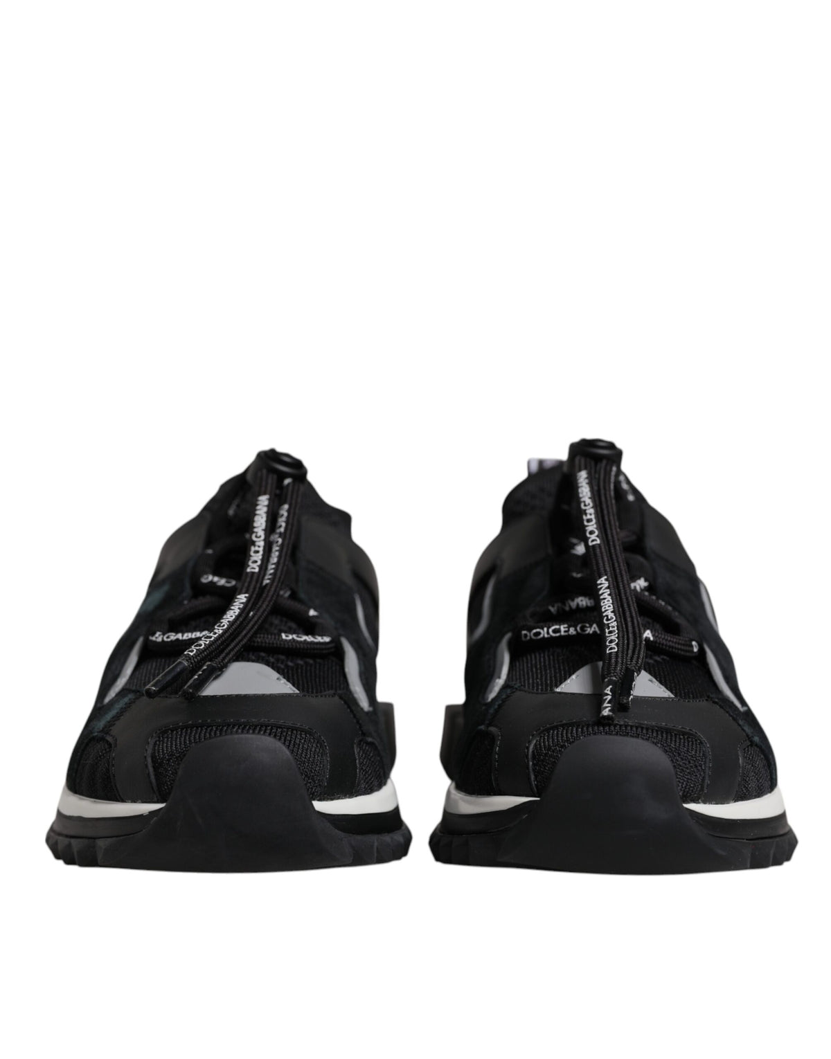 Dolce & Gabbana Black Mesh Sorrento Trekking Sneakers