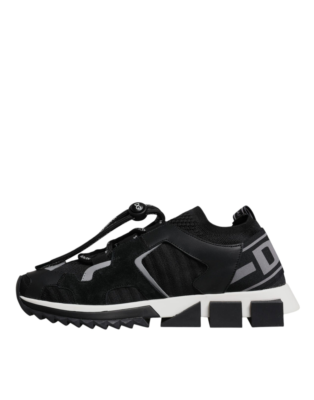 Dolce & Gabbana Black Mesh Sorrento Trekking Sneakers
