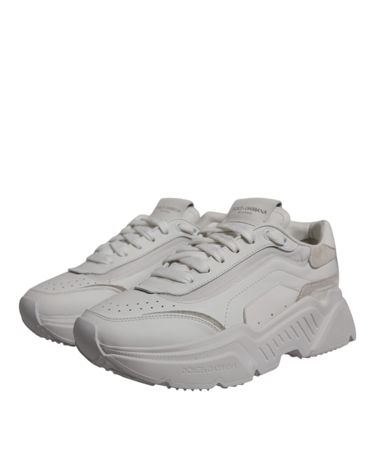 Dolce & Gabbana White Daymaster Low Top Sneakers