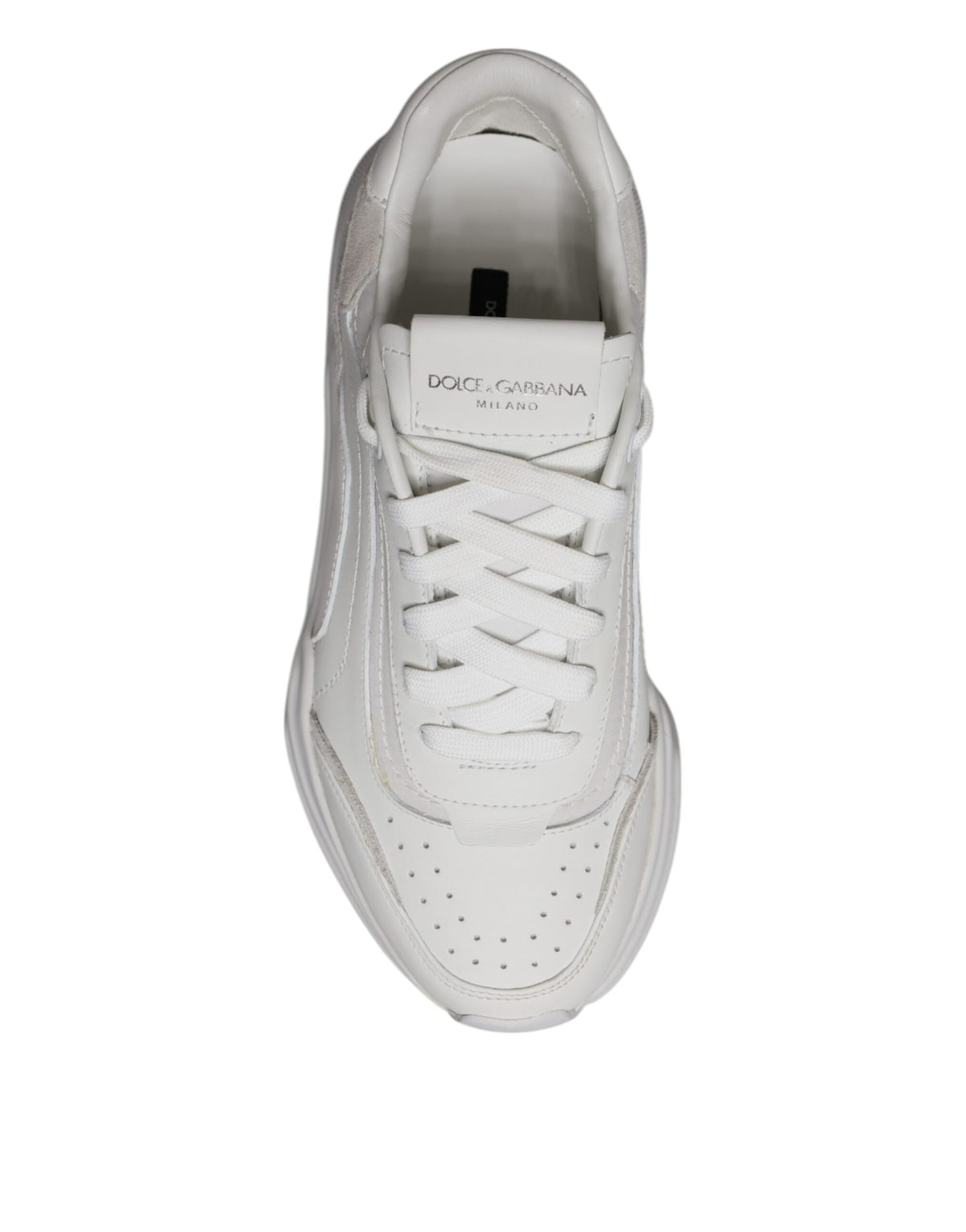 Dolce & Gabbana White Daymaster Low Top Sneakers
