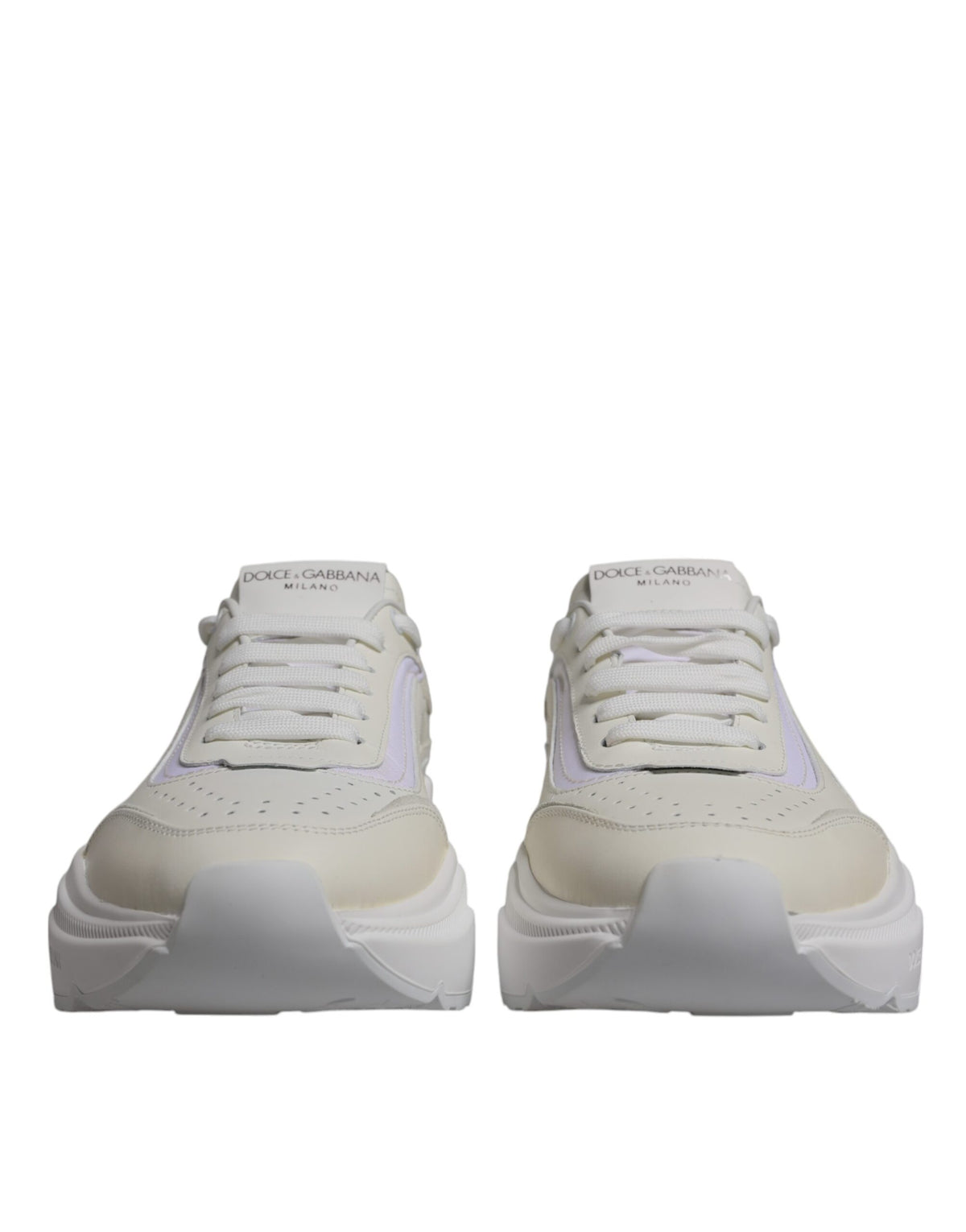 Dolce & Gabbana White Daymaster Low Top Sneakers