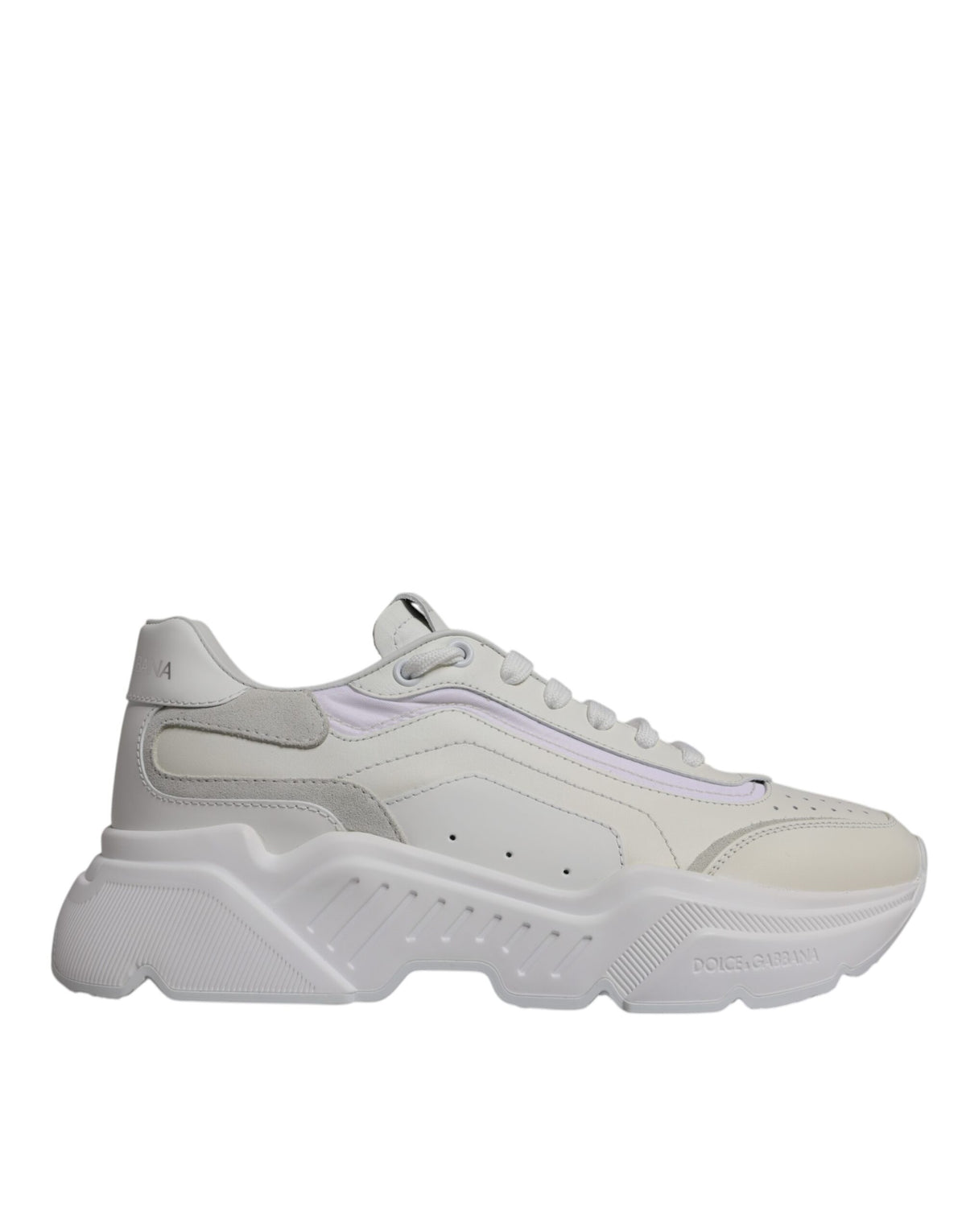Dolce & Gabbana White Daymaster Low Top Sneakers