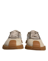 Dolce & Gabbana Multicolor Lace Up Low Top NS1 Sneakers