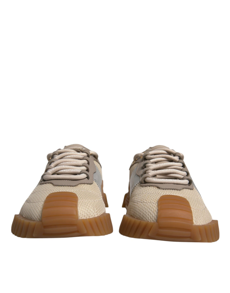 Dolce & Gabbana Multicolor Lace Up Low Top NS1 Sneakers