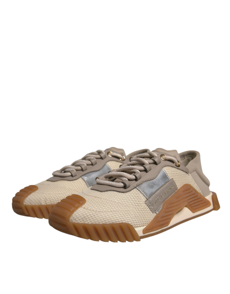 Dolce & Gabbana Multicolor Lace Up Low Top NS1 Sneakers