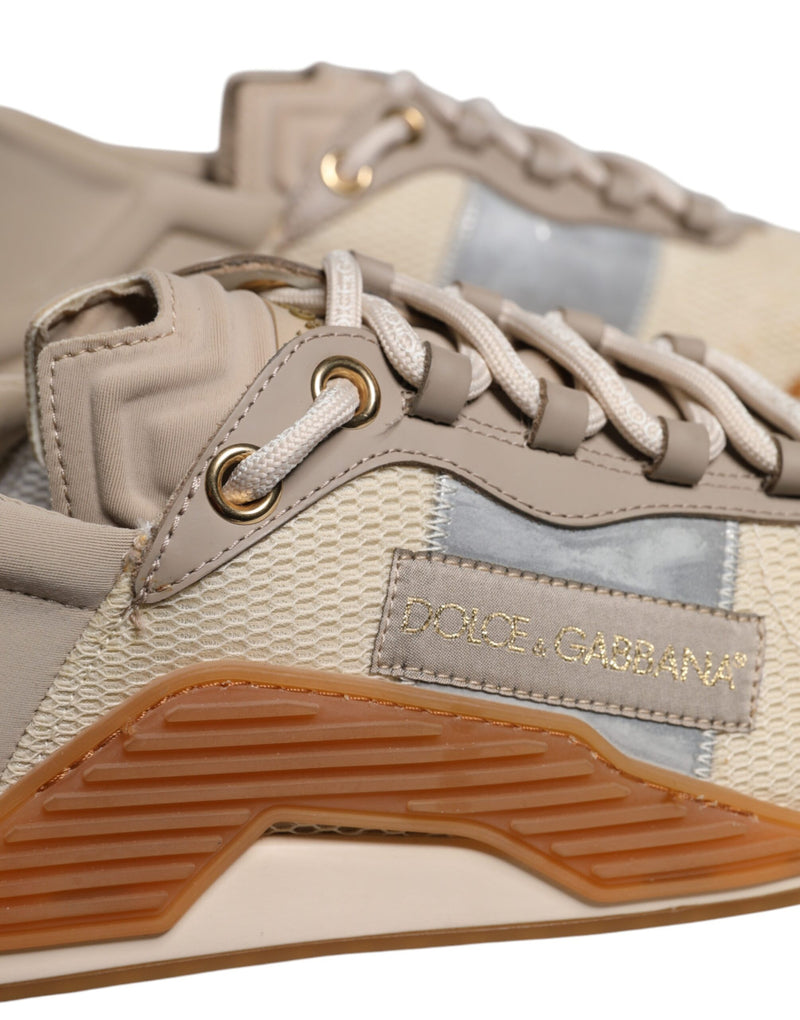 Dolce & Gabbana Multicolor Lace Up Low Top NS1 Sneakers