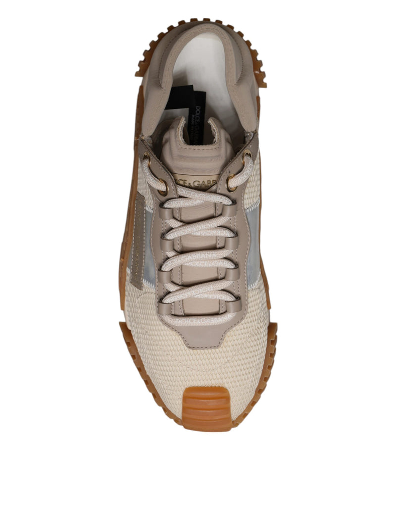 Dolce & Gabbana Multicolor Lace Up Low Top NS1 Sneakers