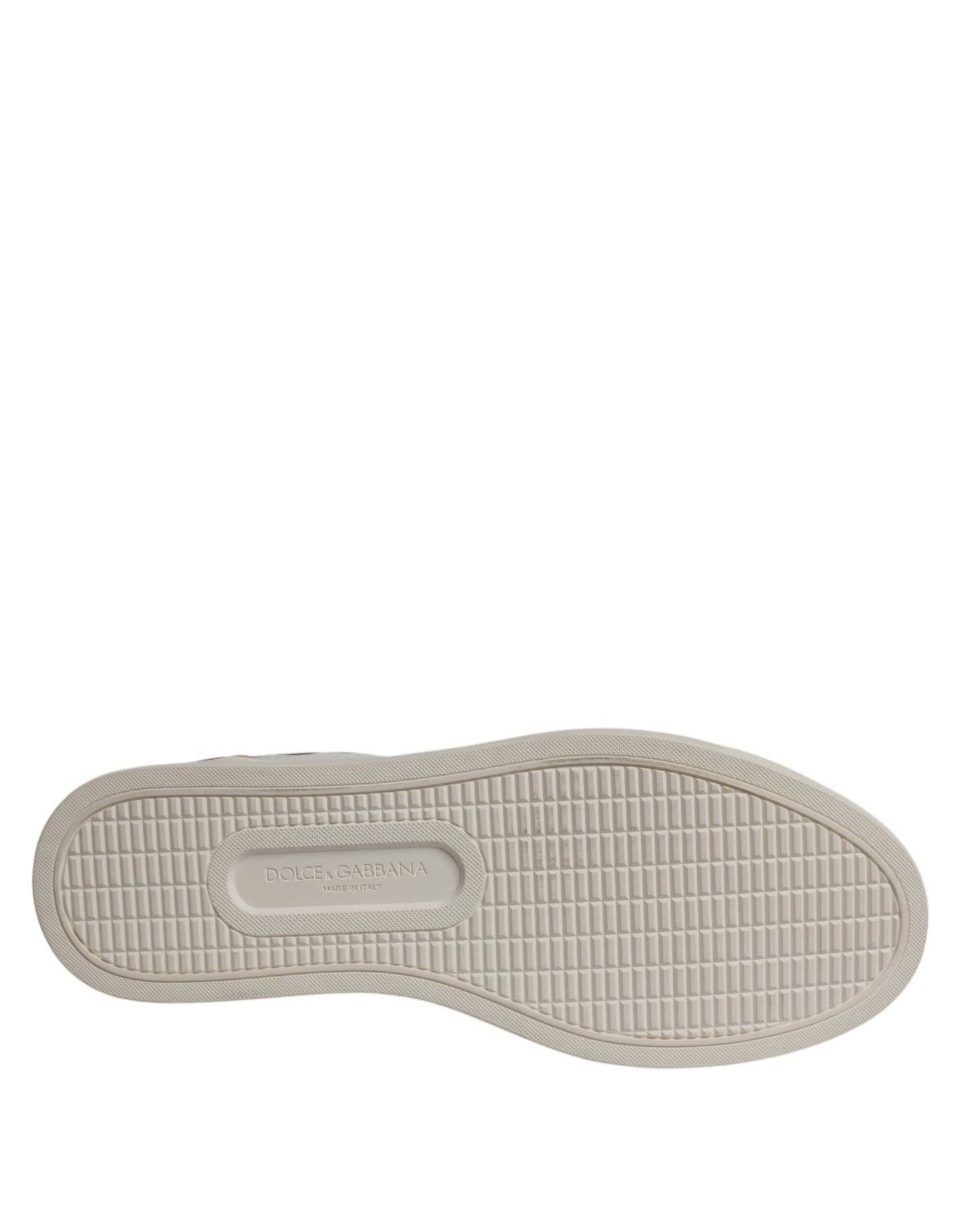 Sneakers basses en cuir suédé blanc Dolce & Gabbana