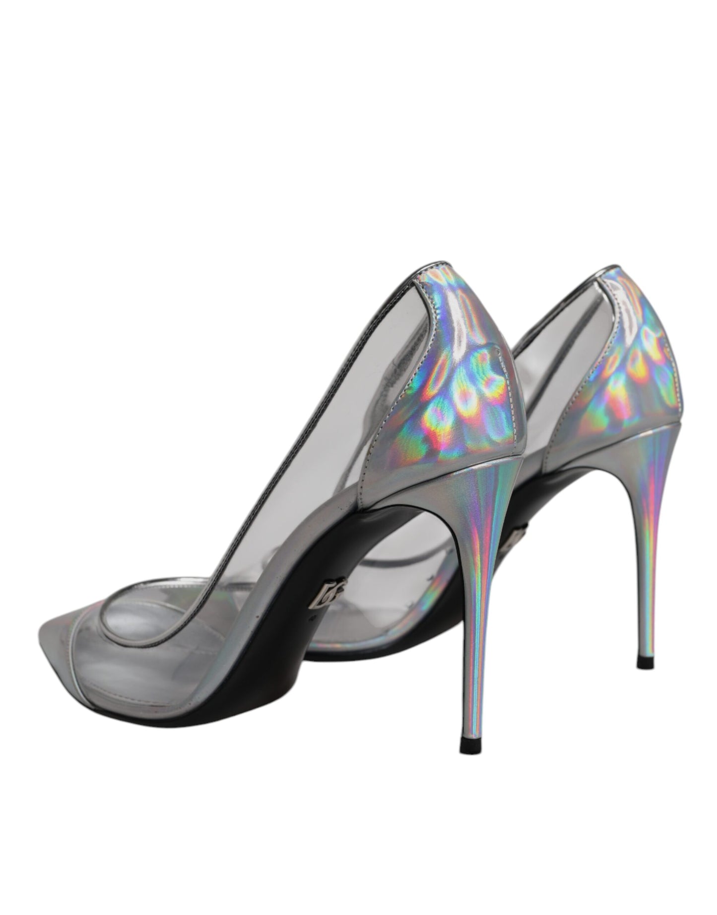 Dolce & Gabbana Multicolor Iridescent Pointed Toe Pumps Shoes