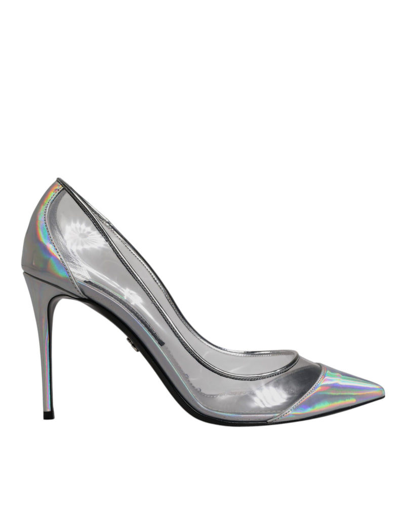 Dolce & Gabbana Multicolor Iridescent Pointed Toe Pumps