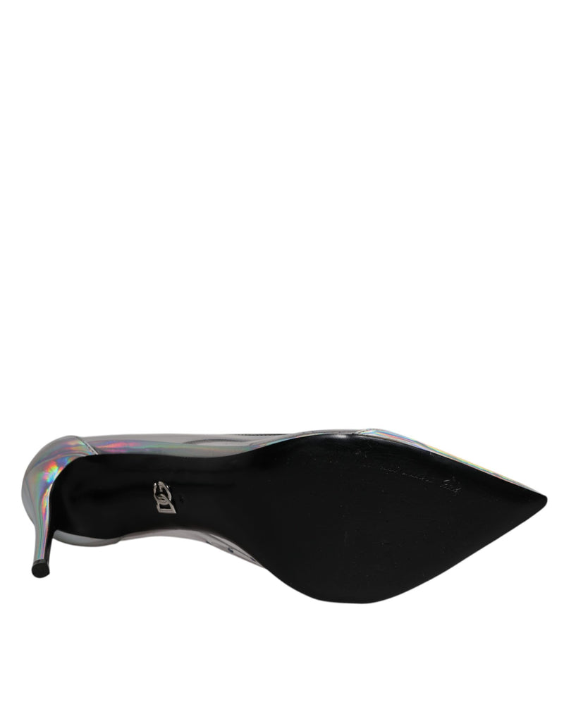Dolce & Gabbana Multicolor Iridescent Pointed Toe Pumps