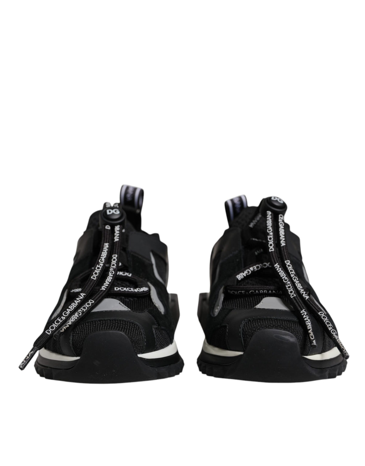 Dolce & Gabbana Black Mesh Sorrento Trekking Sneakers