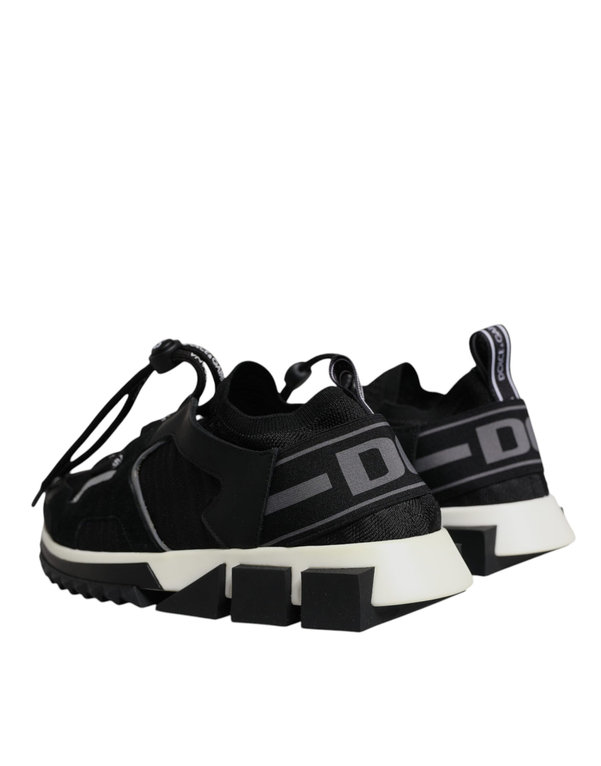 Dolce & Gabbana Black Mesh Sorrento Trekking Sneakers