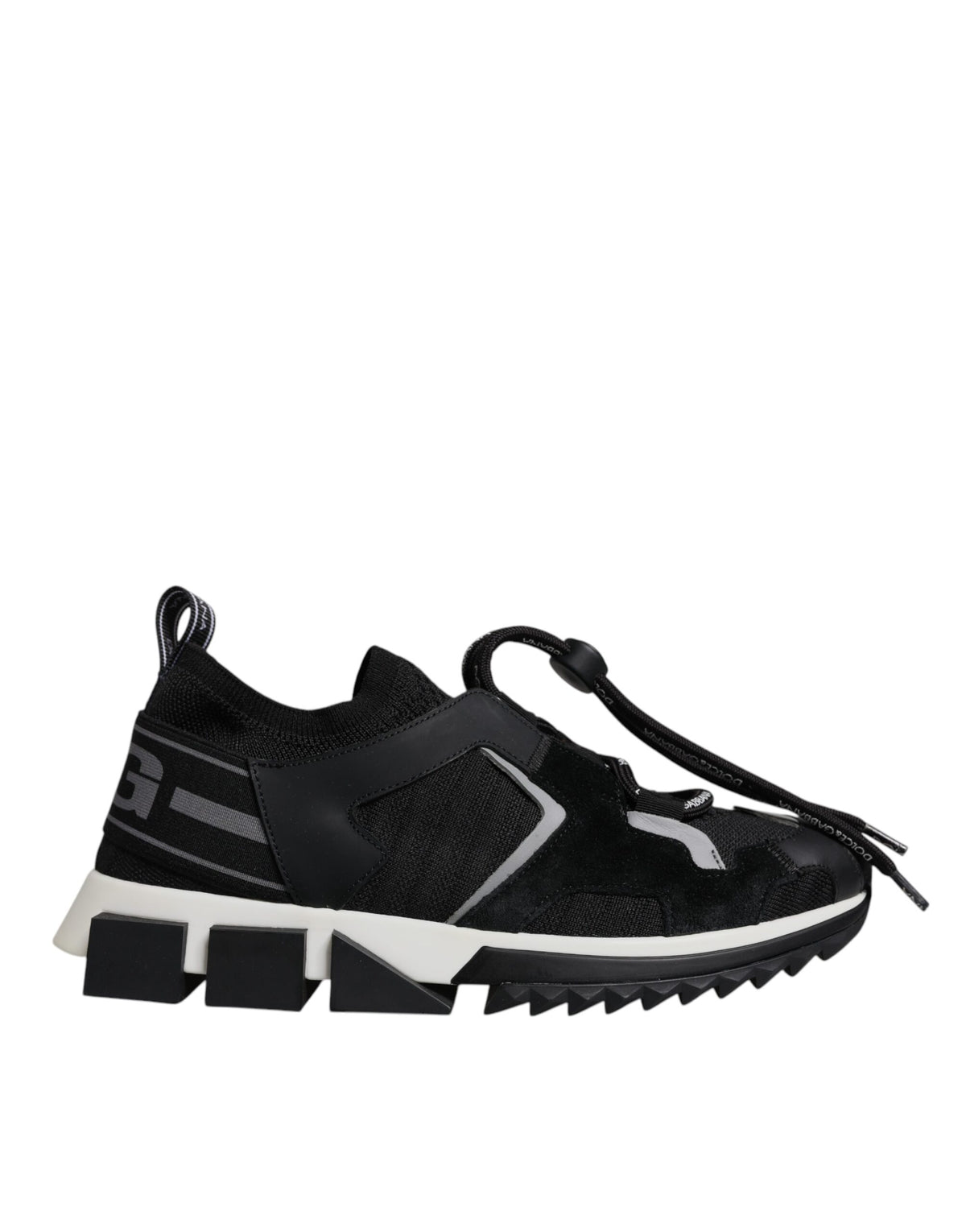 Dolce & Gabbana Black Mesh Sorrento Trekking Sneakers