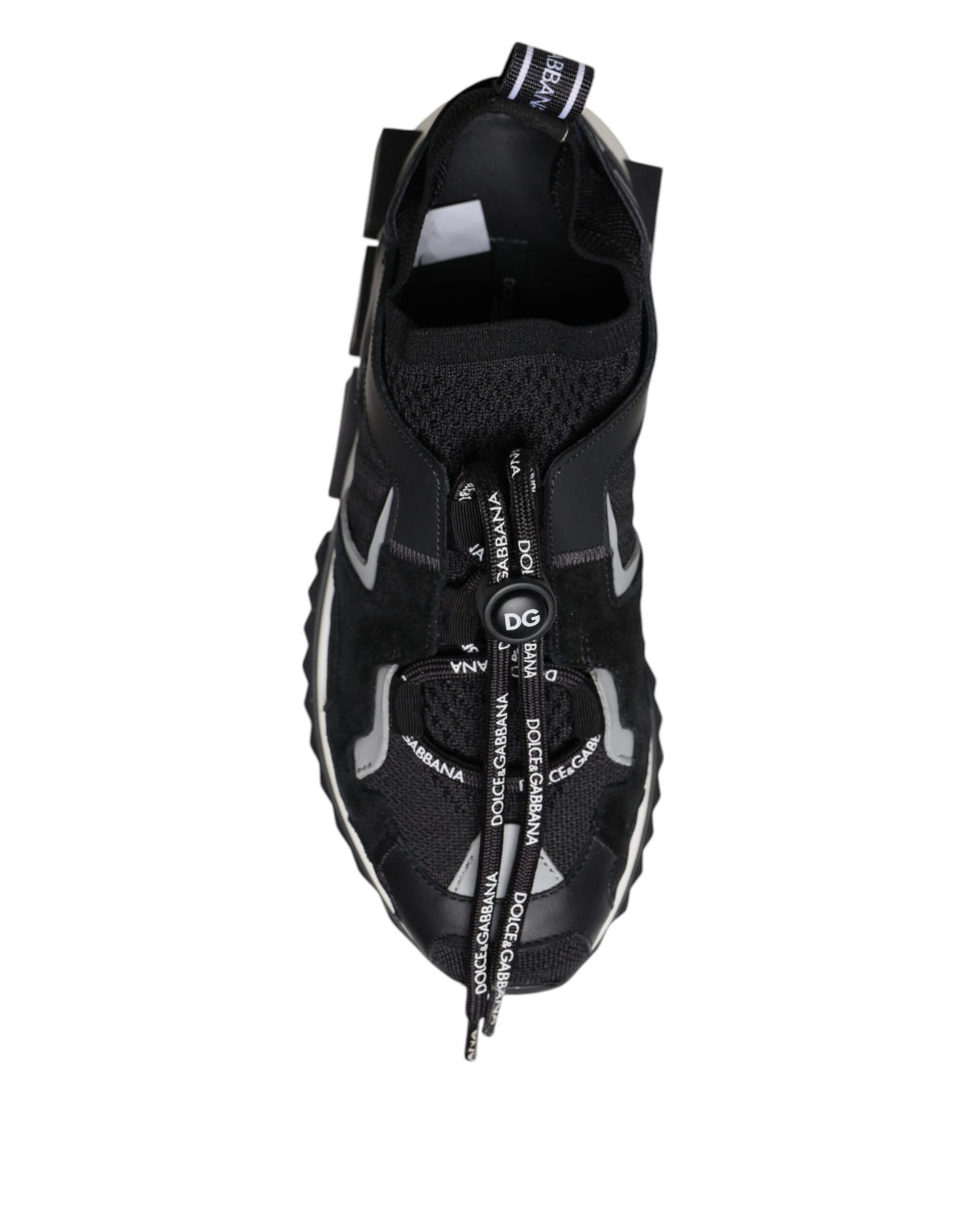 Dolce & Gabbana Black Mesh Sorrento Trekking Sneakers