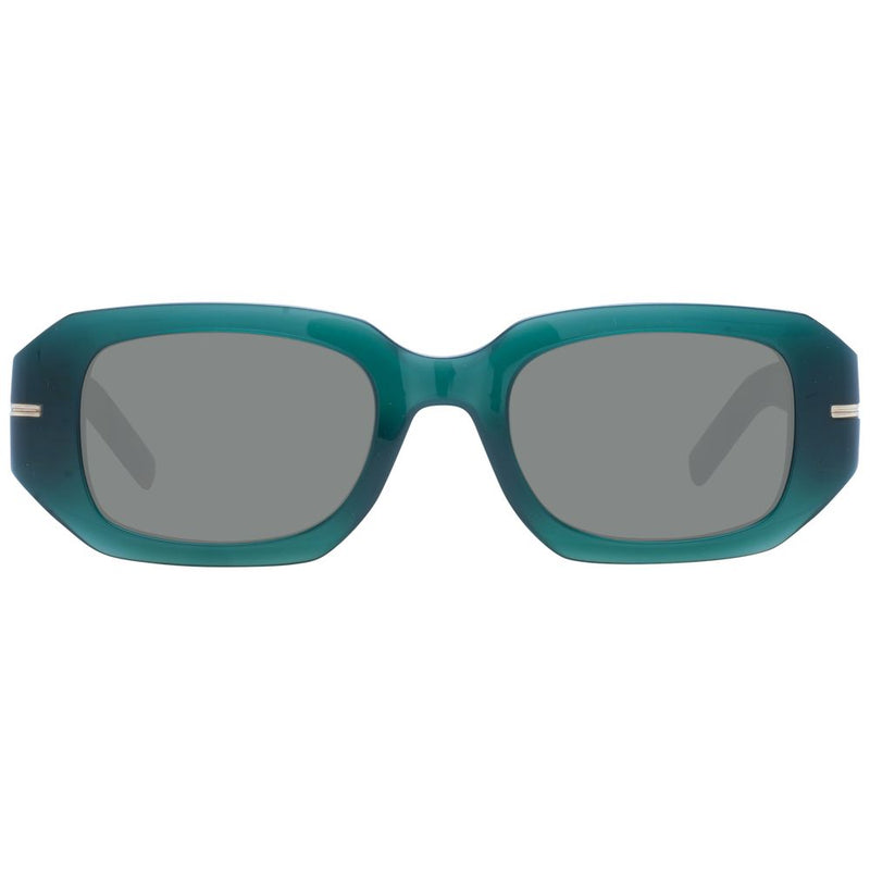 Hugo Boss Green Women Sunglasses - Stylish Rectangle Frame