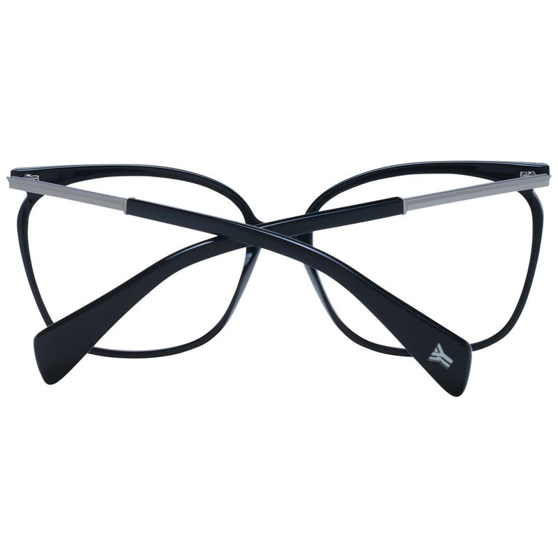 Yohji Yamamoto Black Women Glasses Frame - Chic & Versatile