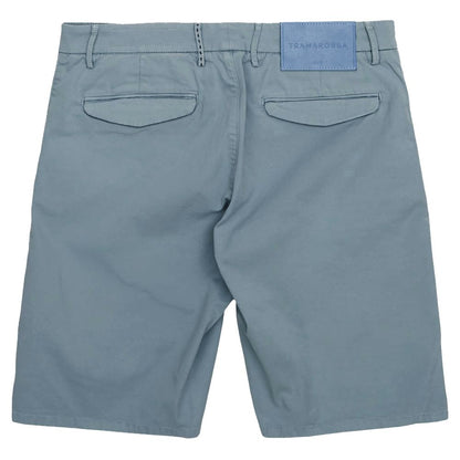 Tramarossa Light Blue Linen Men Short