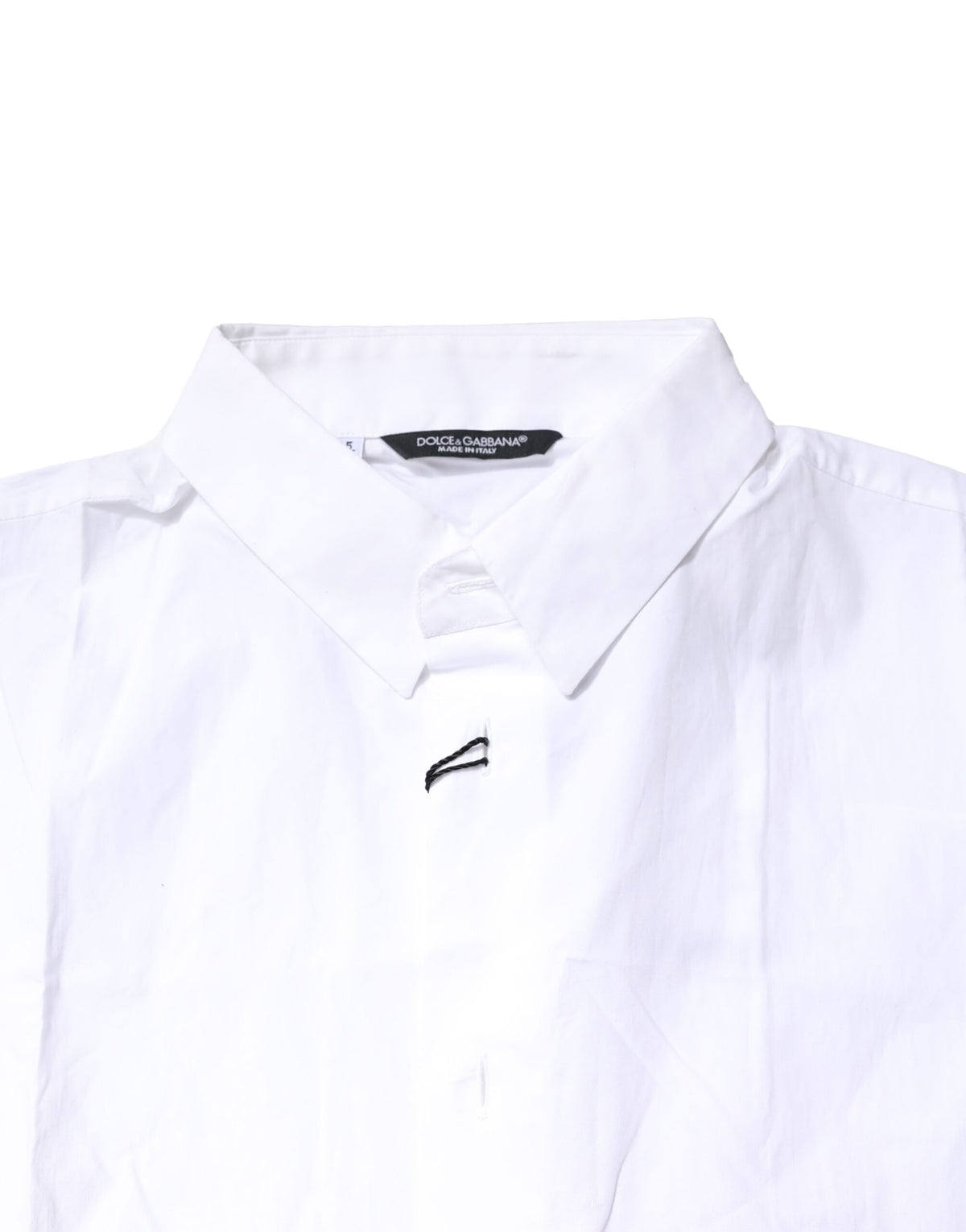 Polo homme blanc en coton à boutons, style décontracté, Dolce &amp; Gabbana