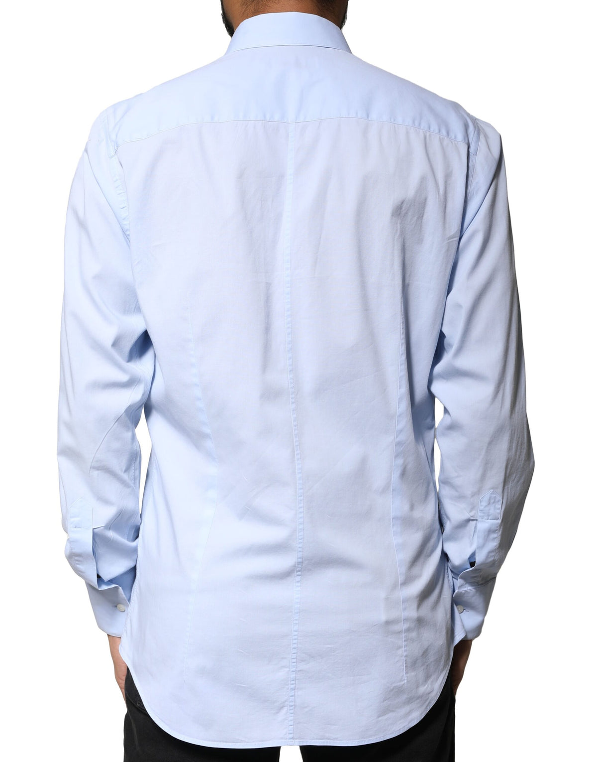 Chemise habillée MARTINI en coton bleu clair de Dolce &amp; Gabbana