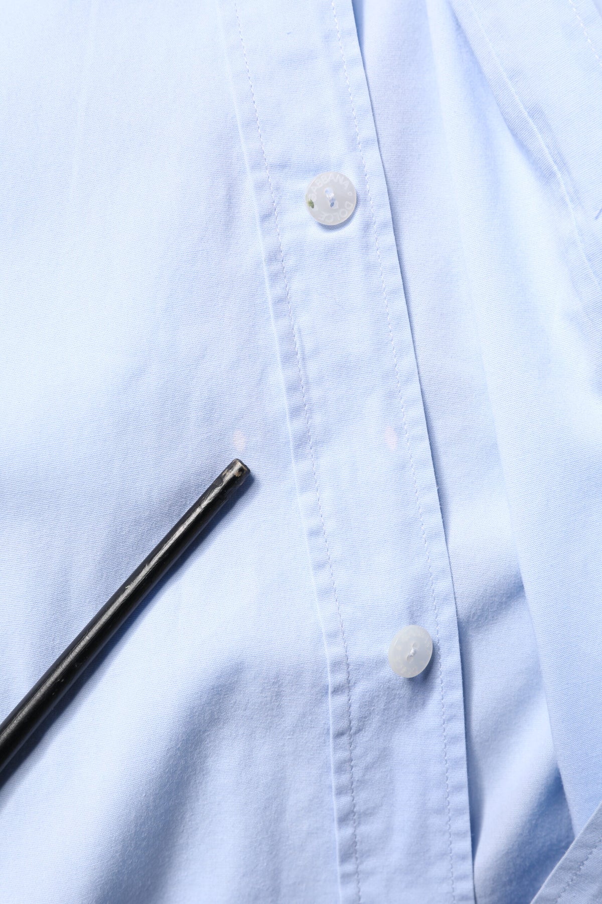 Chemise habillée MARTINI en coton bleu clair de Dolce &amp; Gabbana
