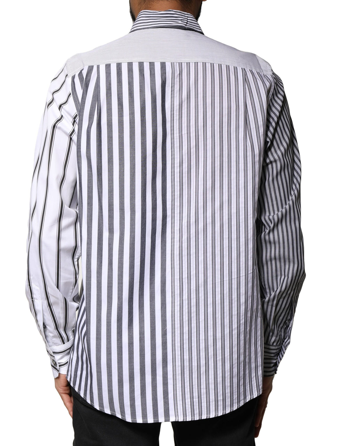 Chemise décontractée à rayures multicolores et à boutons de Dolce &amp; Gabbana