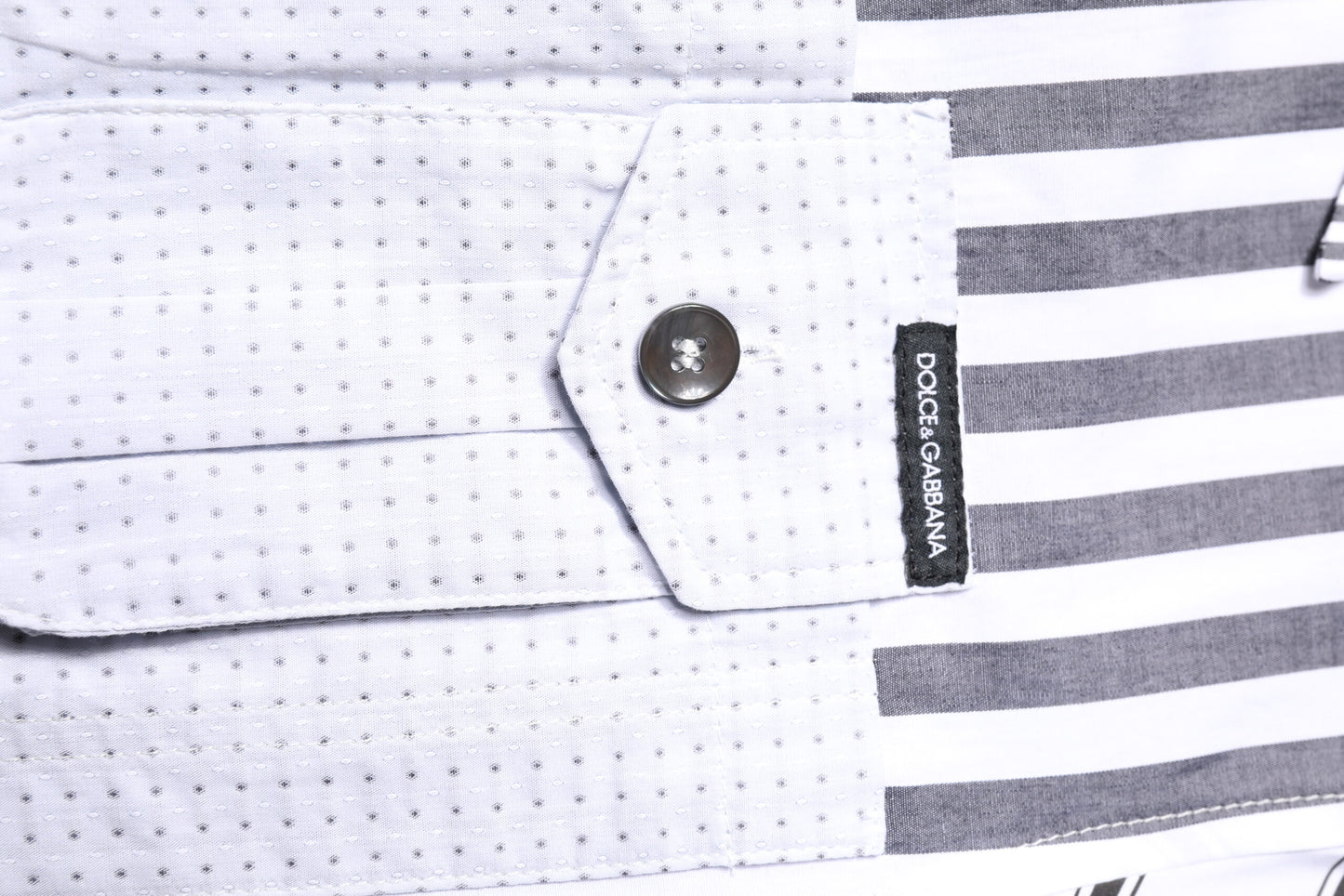 Dolce & Gabbana Multicolor Striped Button Down Casual Shirt