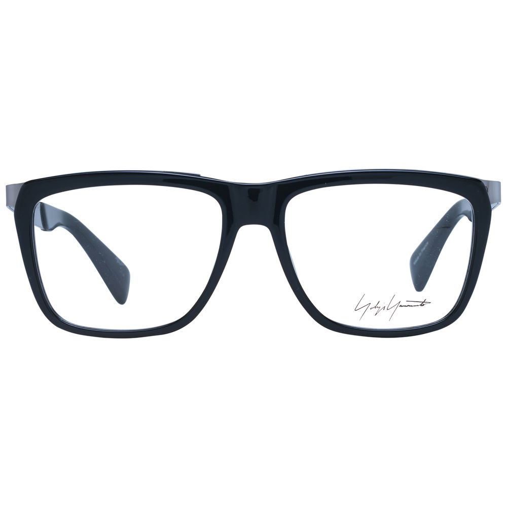Monture de lunettes pour homme noire Yohji Yamamoto