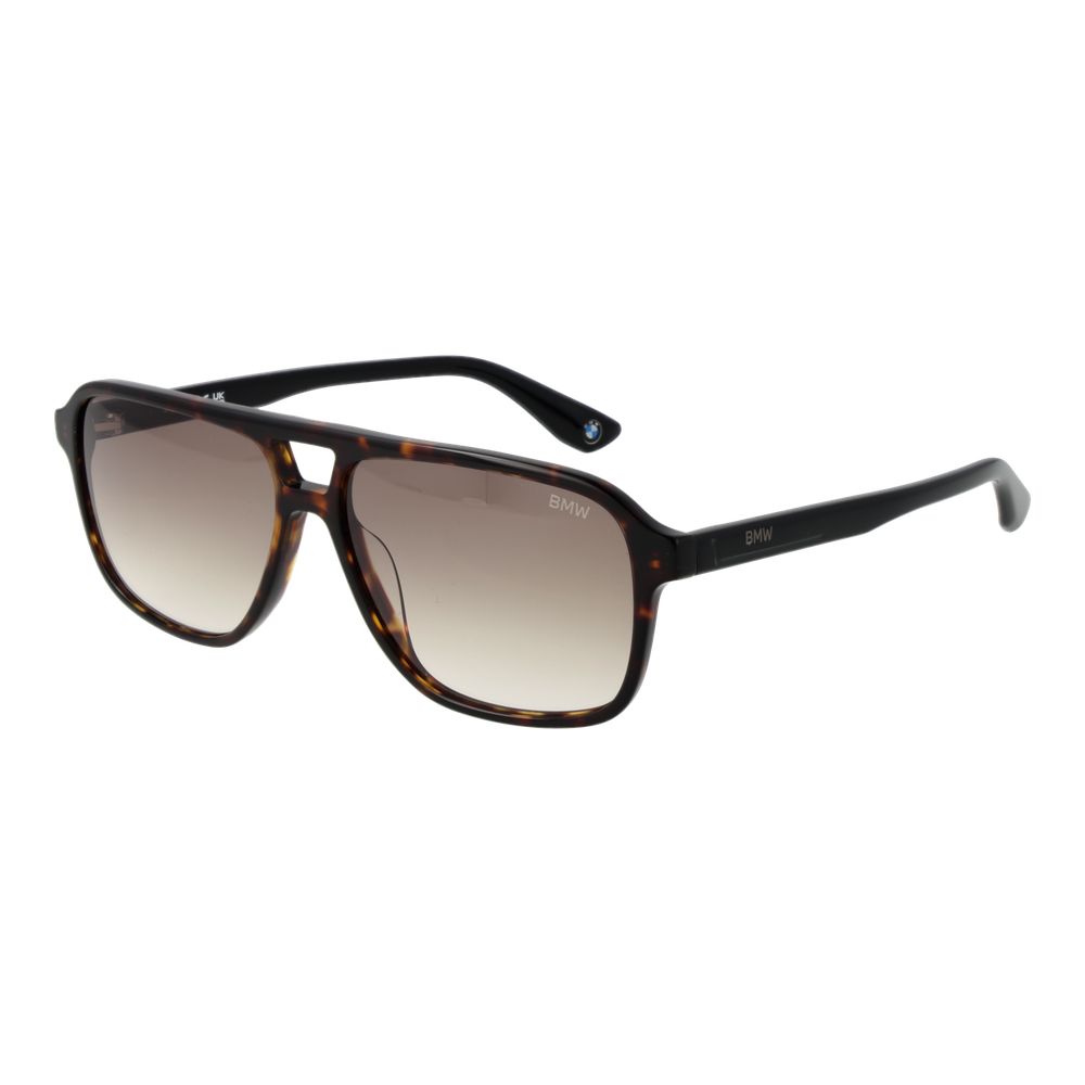Lunettes de soleil pour homme BMW, couleur marron
