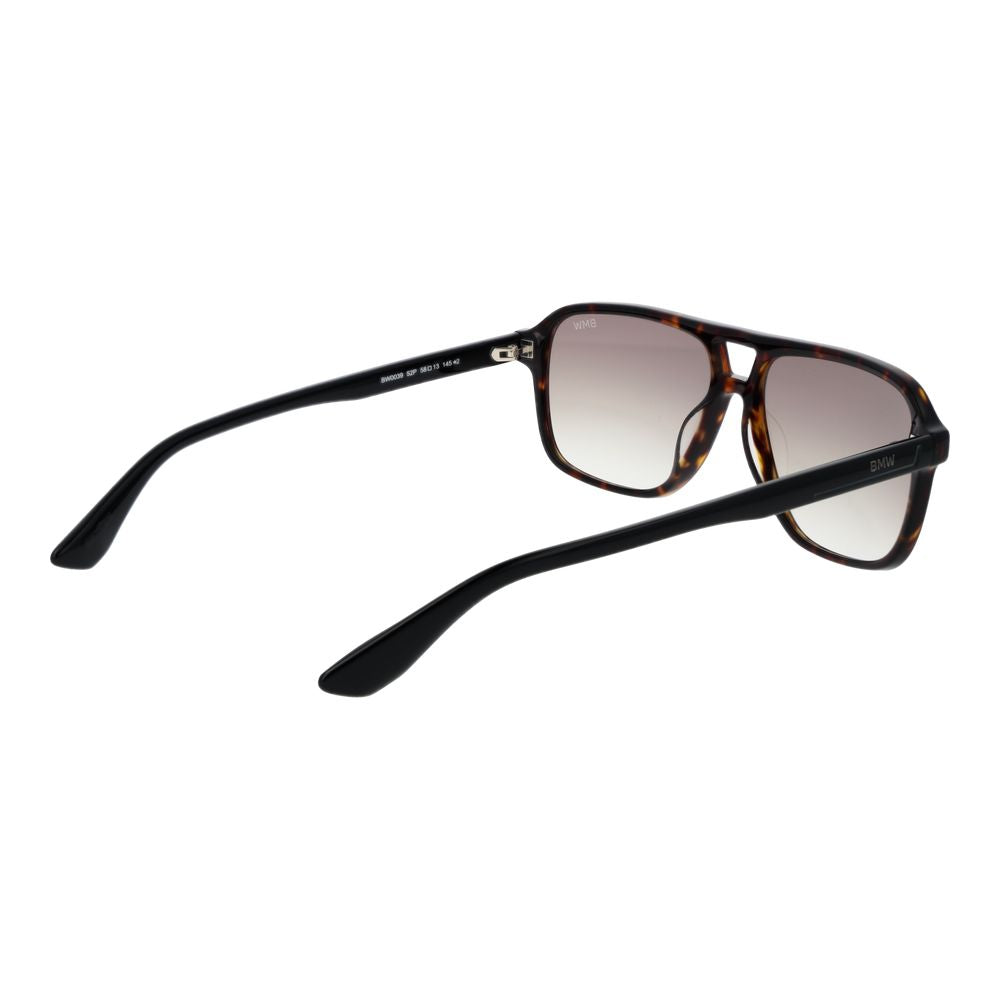 Lunettes de soleil pour homme BMW, couleur marron