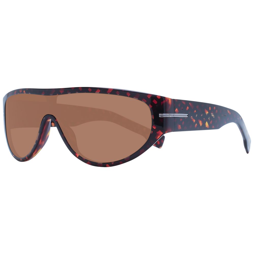 Lunettes de soleil pour homme Hugo Boss, couleur marron.