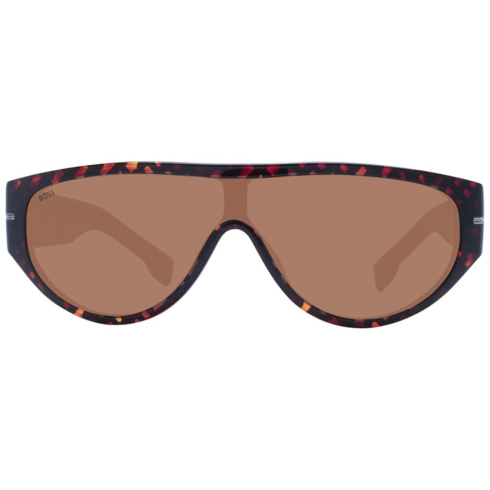 Lunettes de soleil pour homme Hugo Boss, couleur marron.