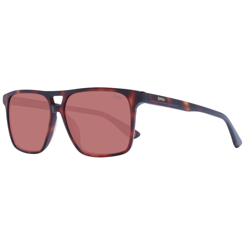 Lunettes de soleil pour homme BMW, couleur marron