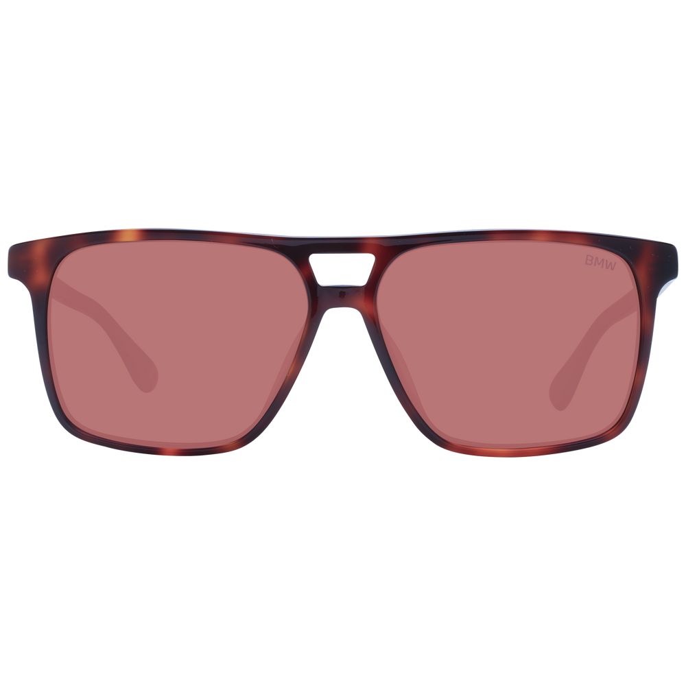 Lunettes de soleil pour homme BMW, couleur marron