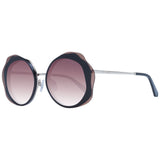 Ted Baker Black Women Sunglasses - Chic Round Frame with Gradient Lenses