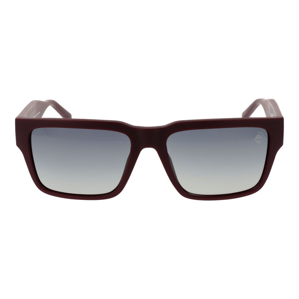 Lunettes de soleil Timberland pour homme, couleur bordeaux