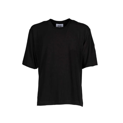 T-shirt en coton noir Alpha Studio