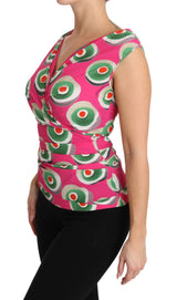 Dolce &amp; Gabbana Gâteau sicilien extensible en soie rose