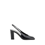 Prada Black Calf Leather Pumps - Elegant Slingback Design