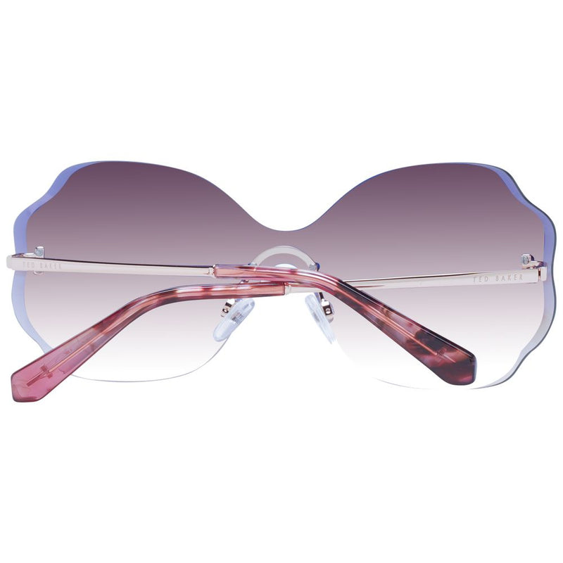 Lunettes de soleil Ted Baker Rose Gold pour femmes - Design sans monture élégant