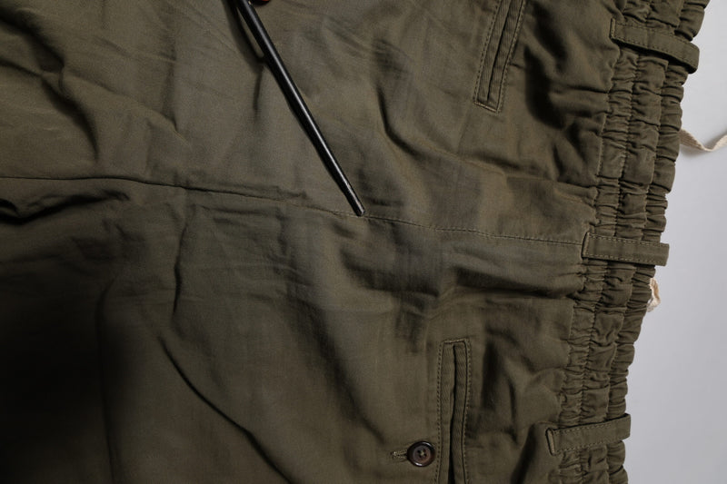 Pantalon cargo en coton extensible brun de Dolce &amp; Gabbana