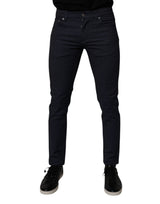 Jeans skinny en coton extensible bleu foncé de Dolce &amp; Gabbana