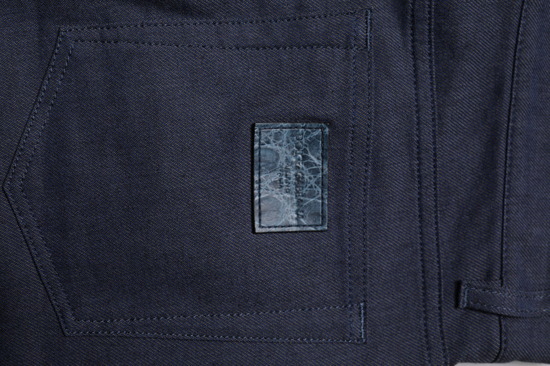 Dolce &amp; Gabbana donkerblauwe, rekbare spijkerbroek in skinny model, gemaakt van katoen.